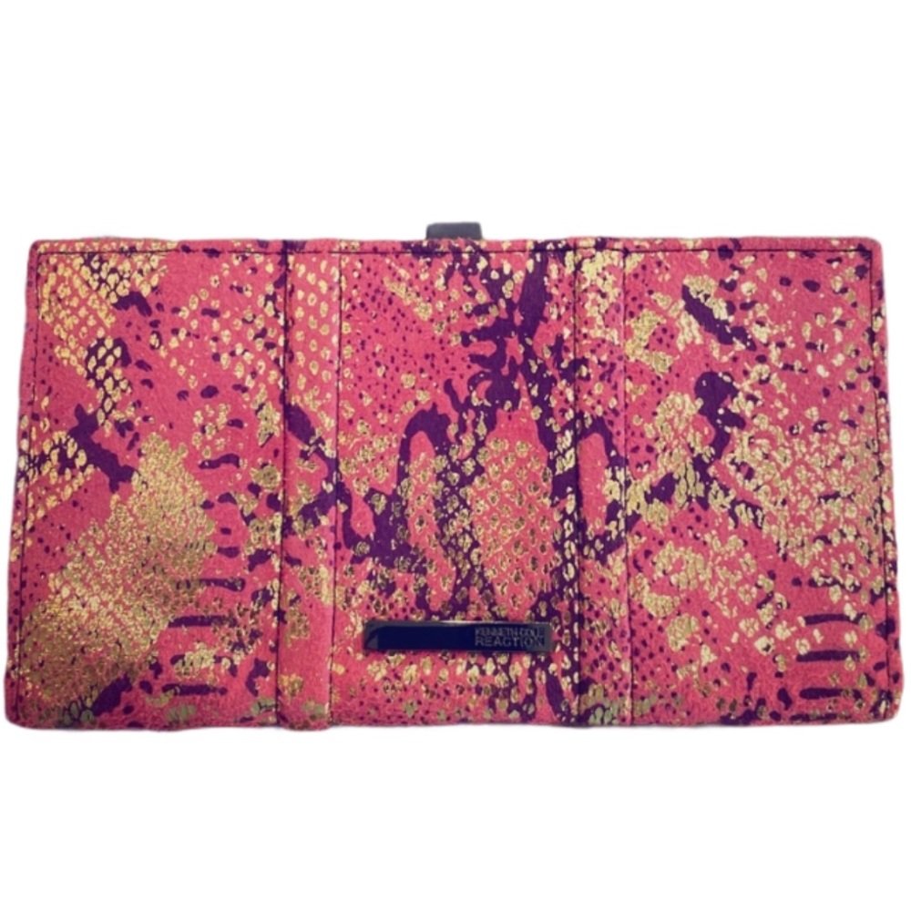 NWT! Gorgeous Pink/gold Kenneth Cole React. clutch